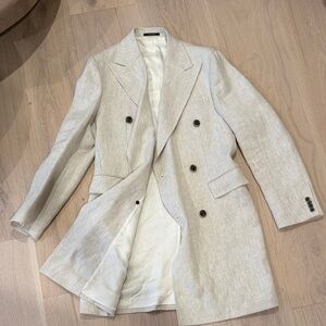 Suitsupply mens linen coat